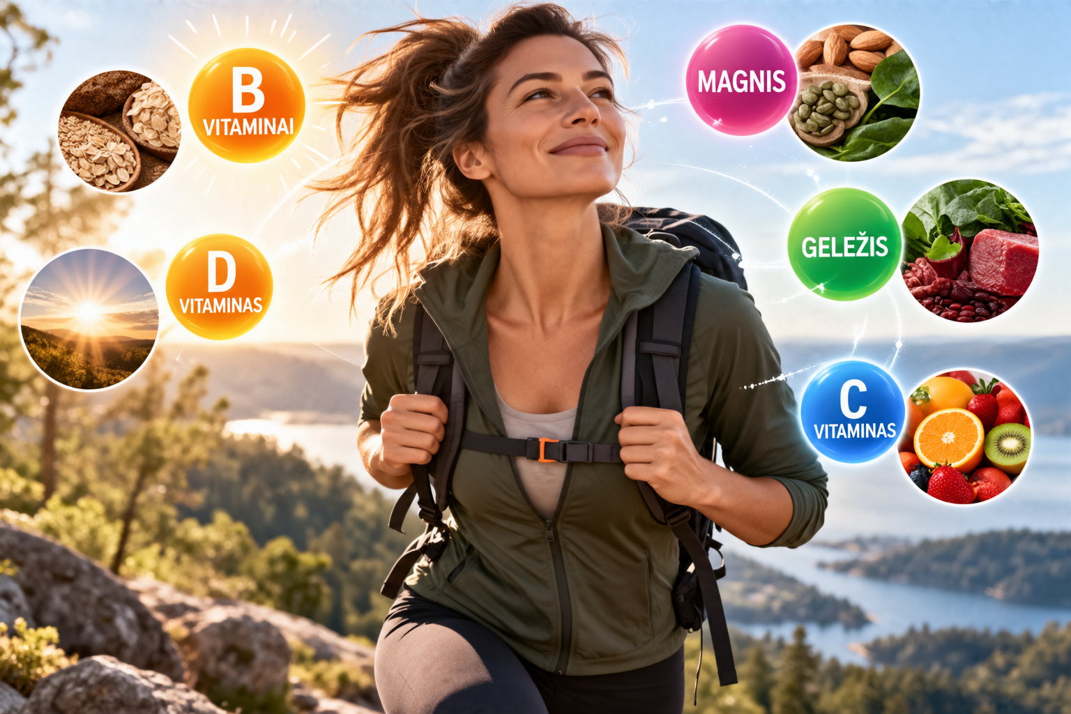 Vitaminai energijai
